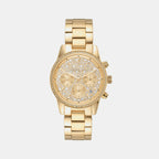 Michael Kors Round Gold Chronograph watch