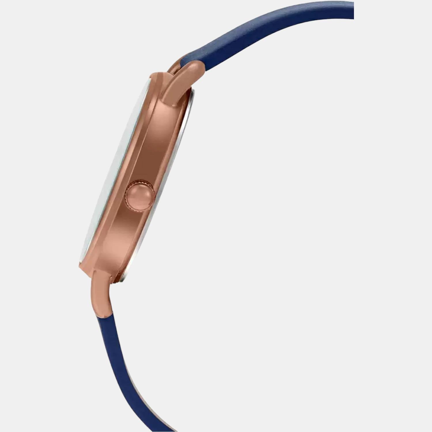 Casio Women Round Blue watch