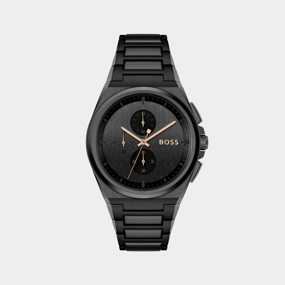 Boss Tonneau Black Chronograph watch