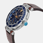 Versace Men Round Blue watch