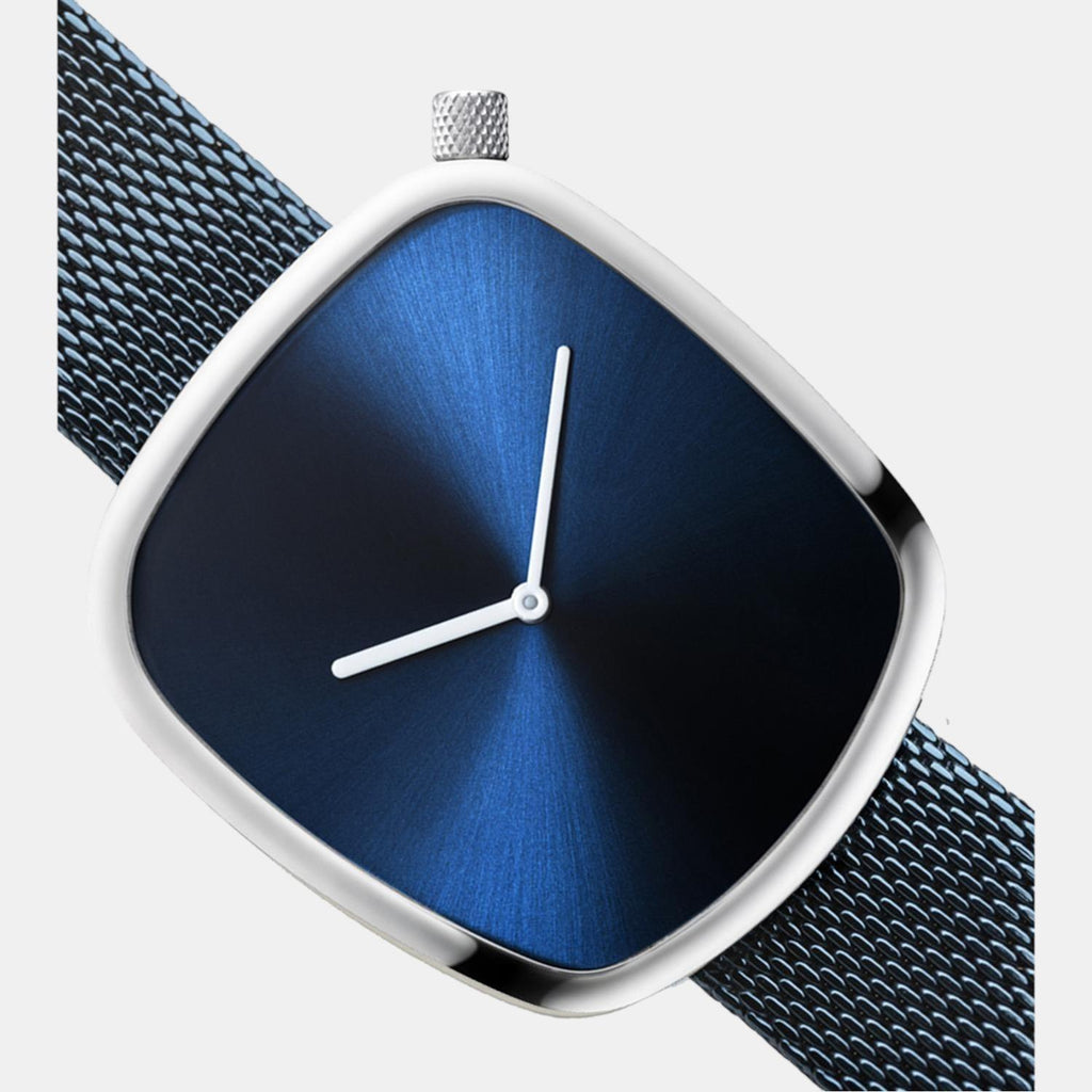 Bering Stainless Steel Rectangular watch