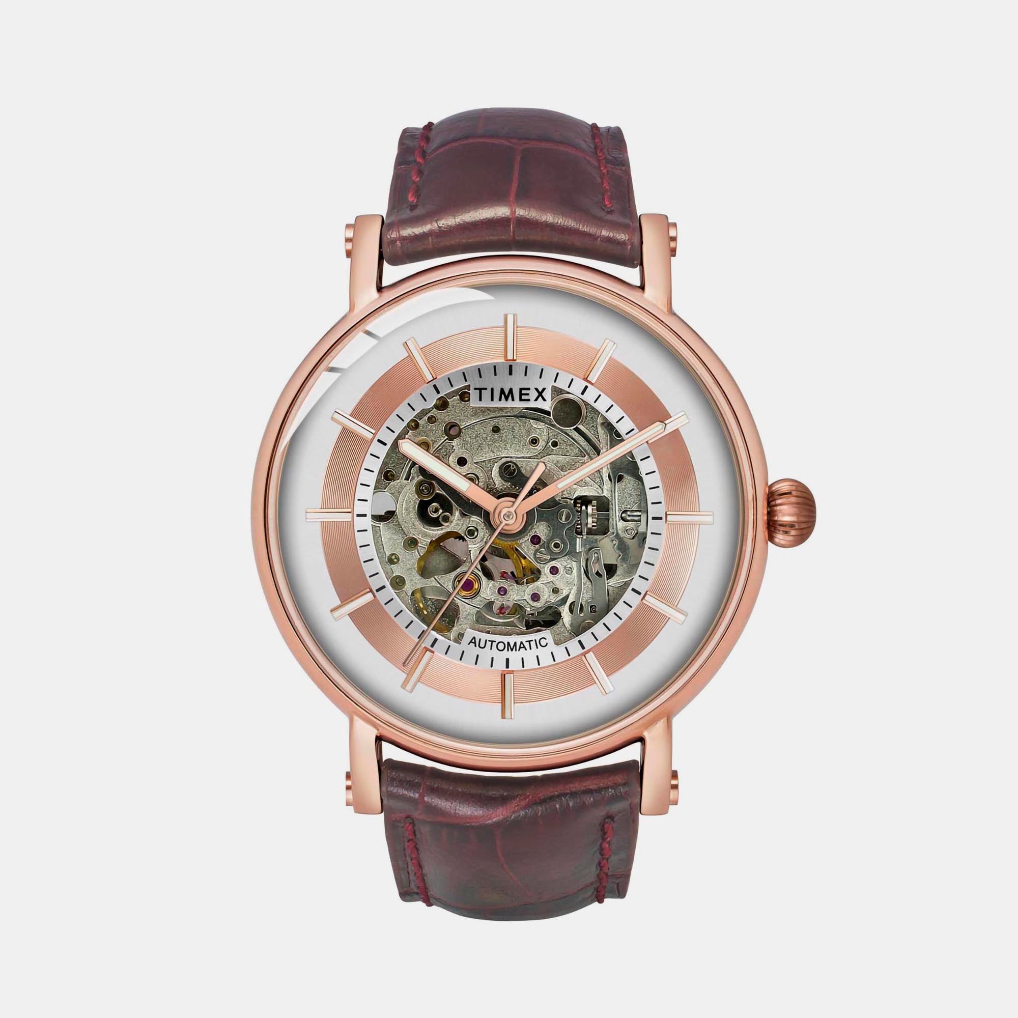 Timex Round Silver Analog watch