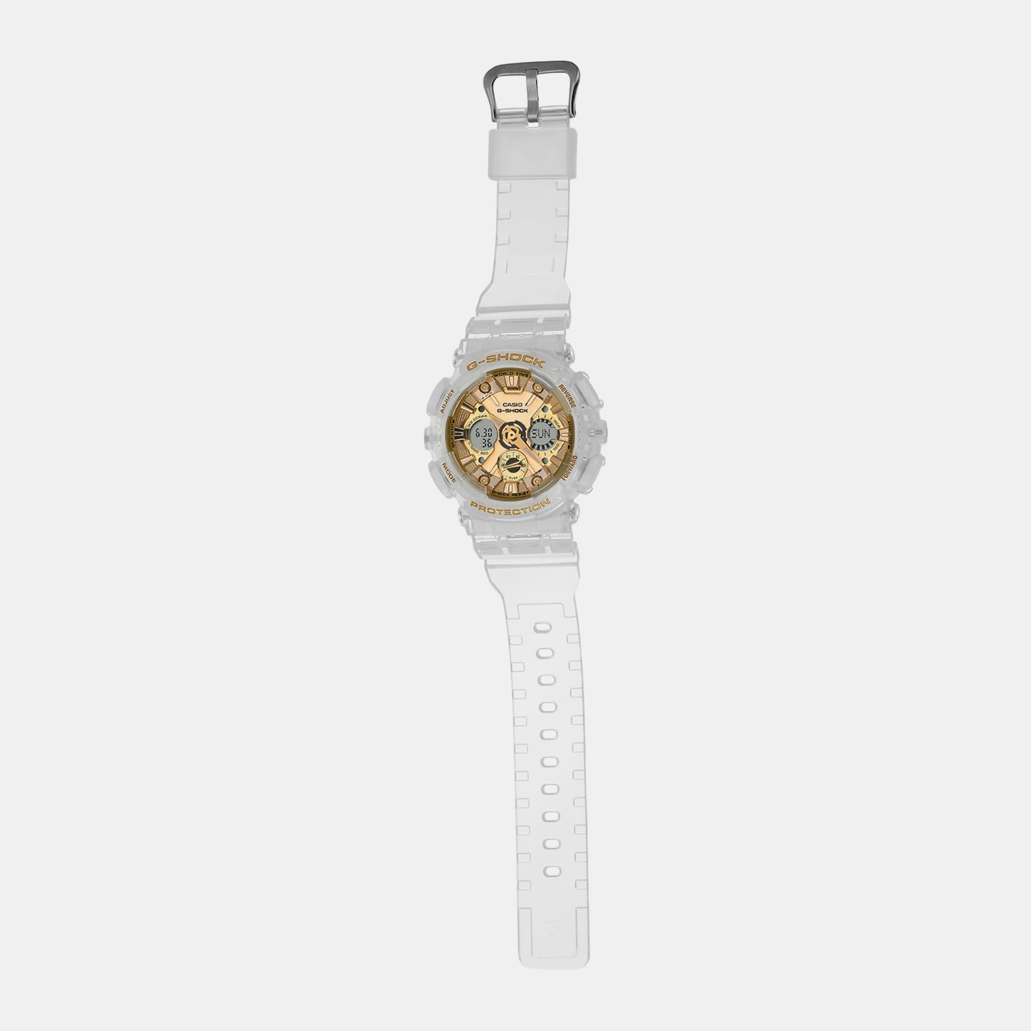 G-Shock White Women's Analog-Digital Resin Watch G1401 - GMA-S120SG-7ADR