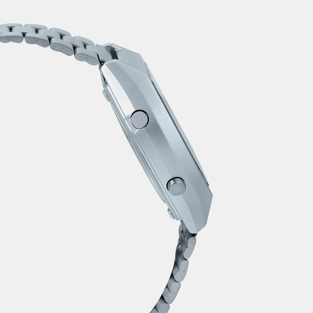 Casio Unisex Tonneau Silver watch