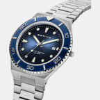 Bering 42 mm Silver Quartz watch