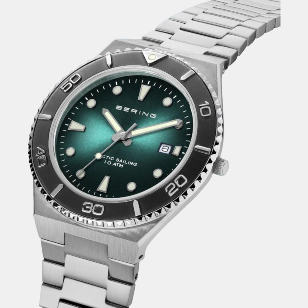 Bering 36 mm Silver Quartz watch