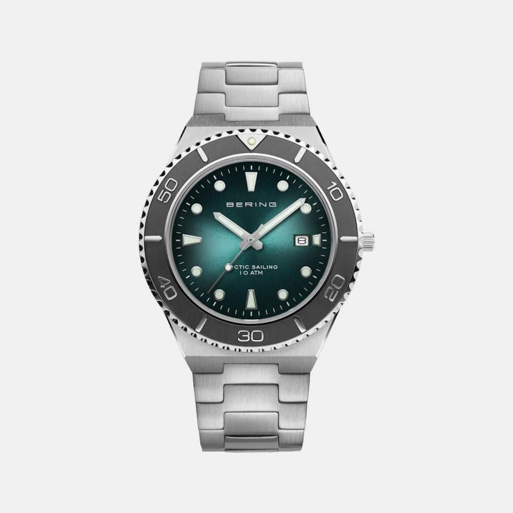 Bering Round Grey Analog watch