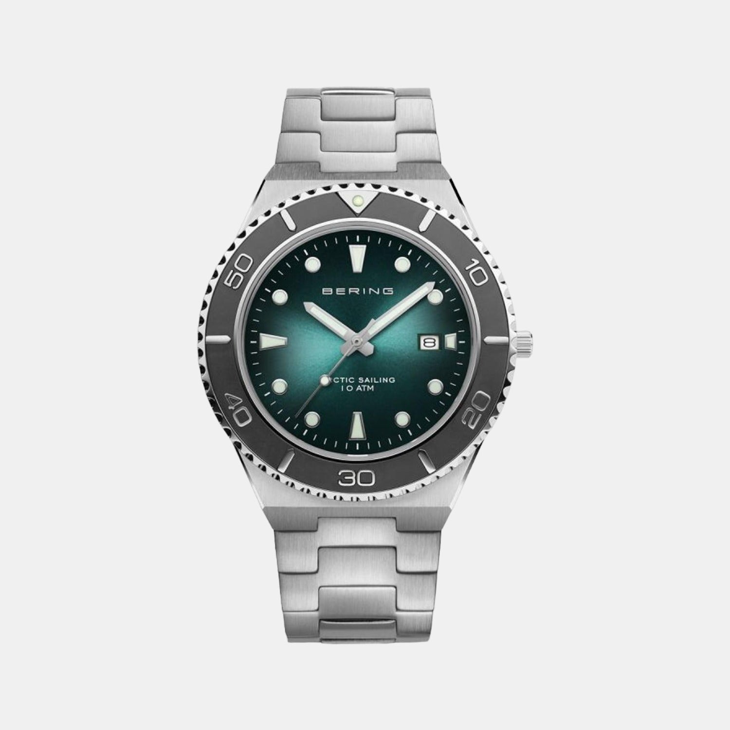 Bering Round Grey Analog watch
