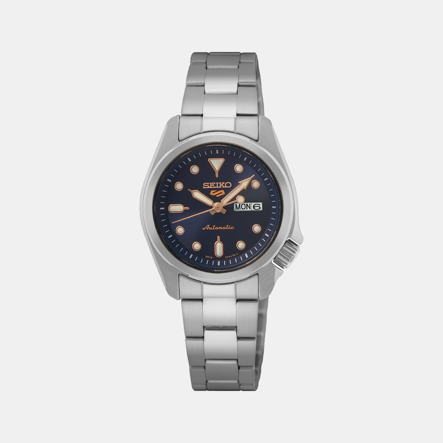 Seiko Round Blue Analog watch