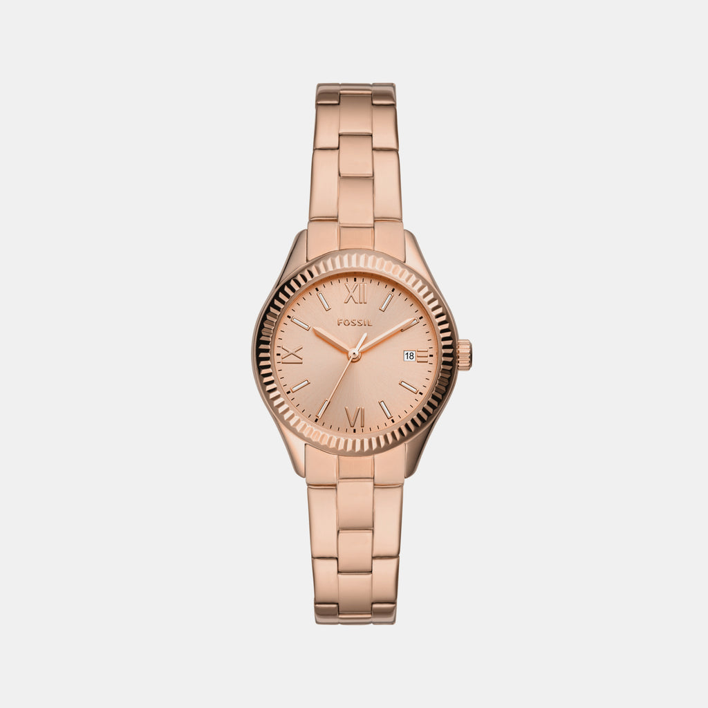 Fossil Round Rose Gold Analog watch