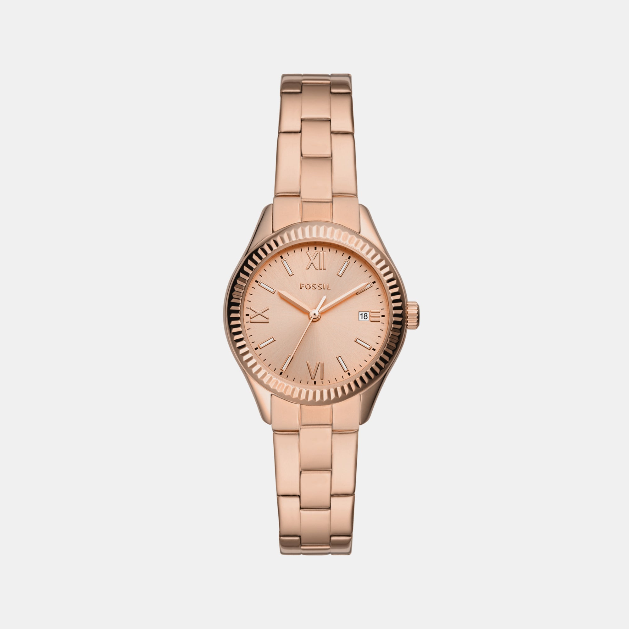 Fossil Round Rose Gold Analog watch