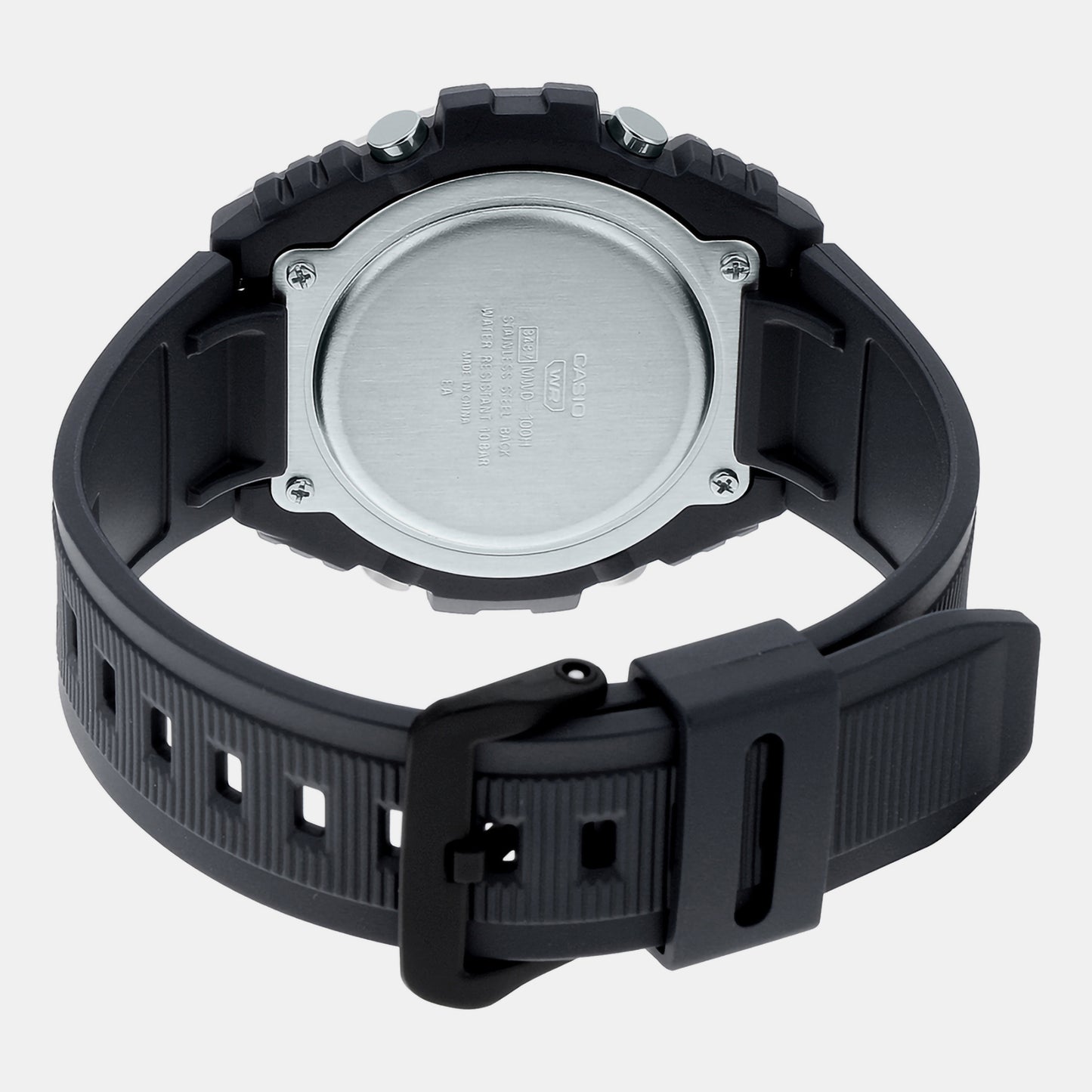 Youth Black Men's Digital Resin Watch D189 - MWD-100H-1AVDF