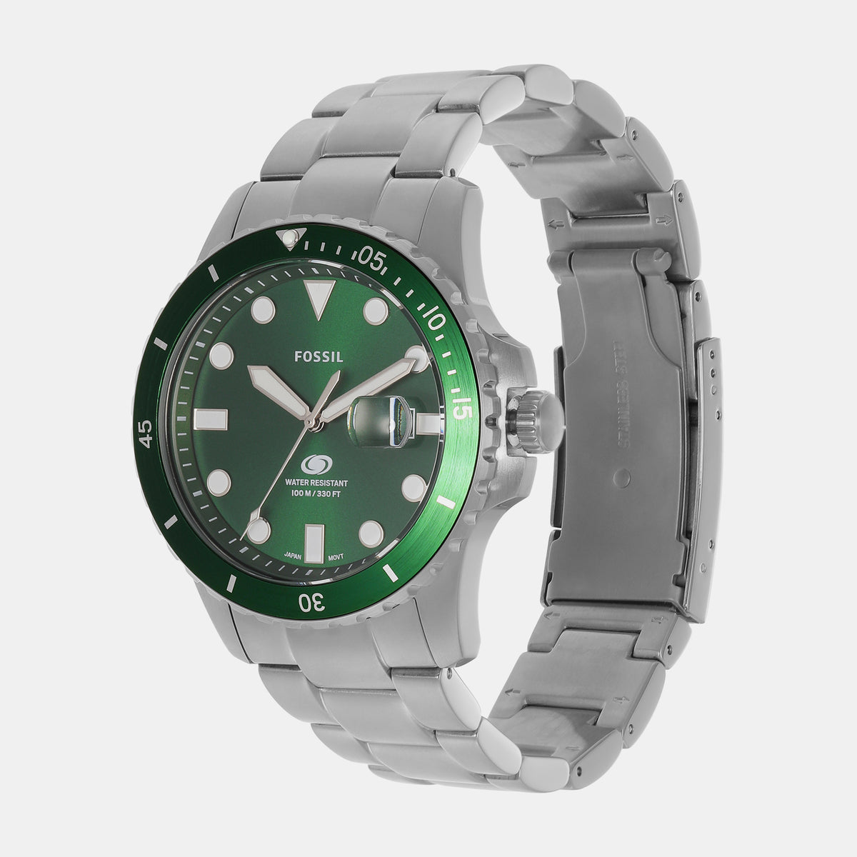 Fossil Men Round Green watch