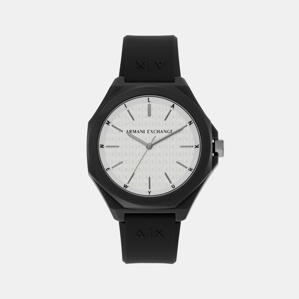 Armani Exchange Octagon White Analog watch