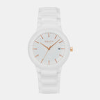 Obaku Round White Analog watch