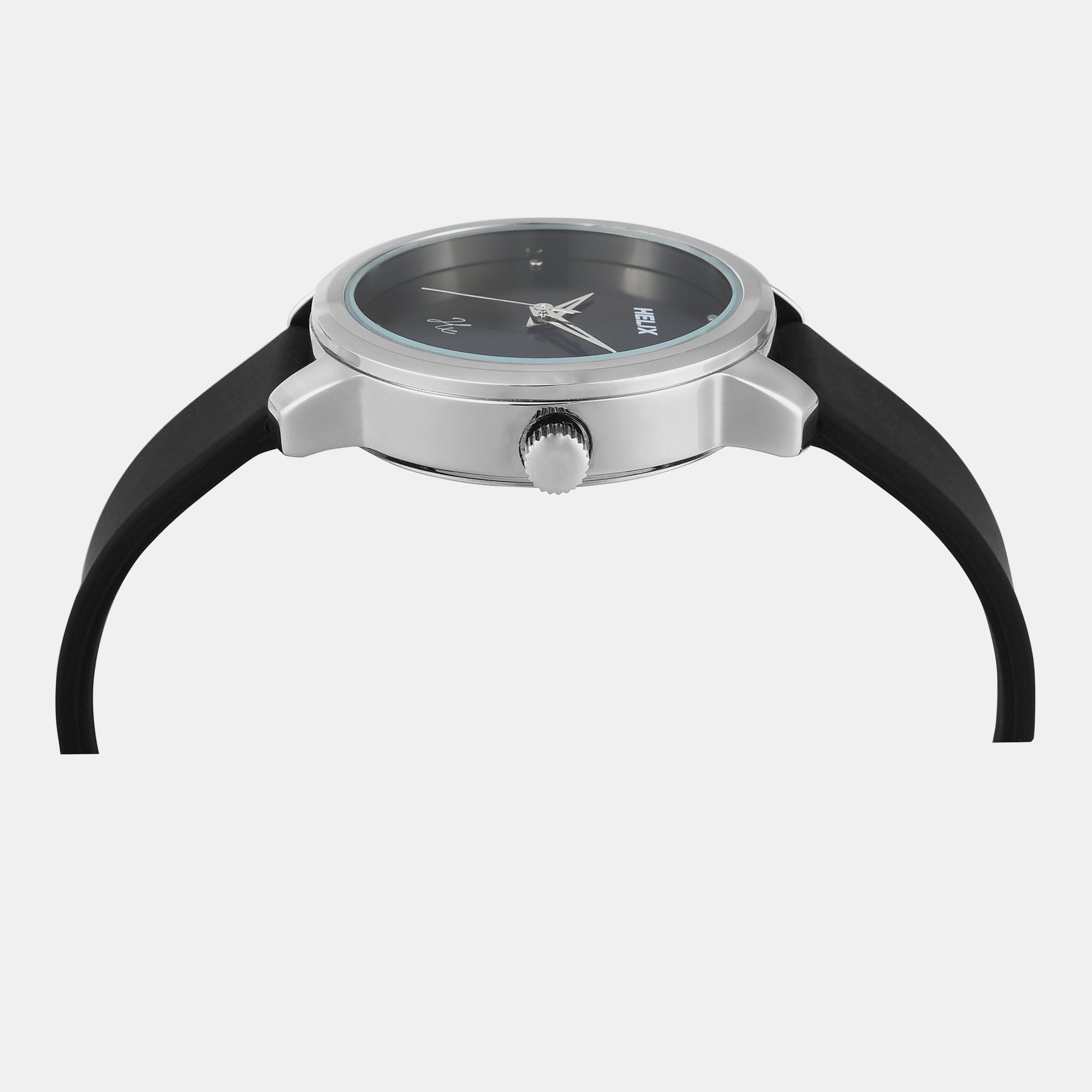 Helix Stainless Steel Round watch