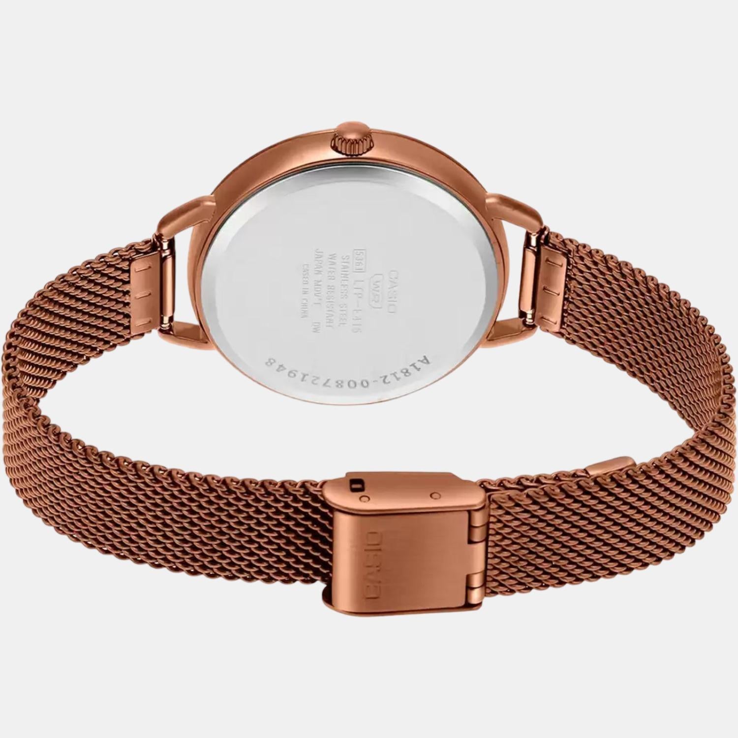 Casio Stainless Steel Rose Gold watch