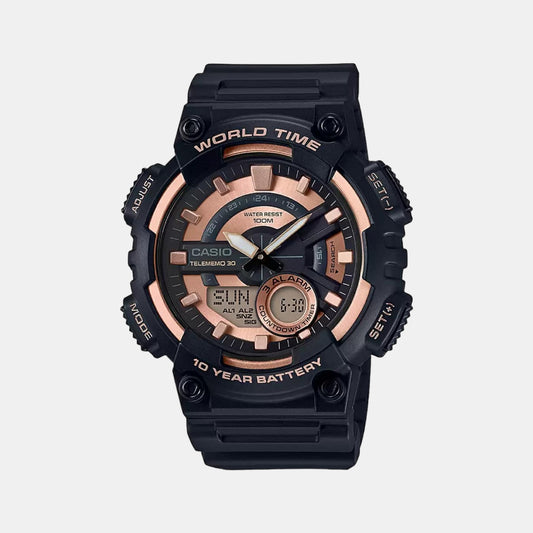 Youth Male Analog-Digital Silicon Watch AD222