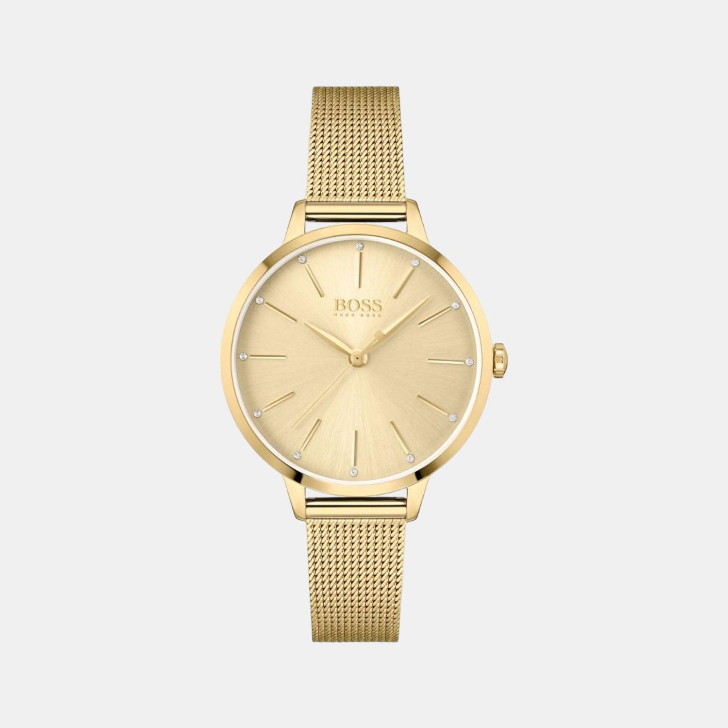 Female Gold Analog Stainless Steel Watch 1502612