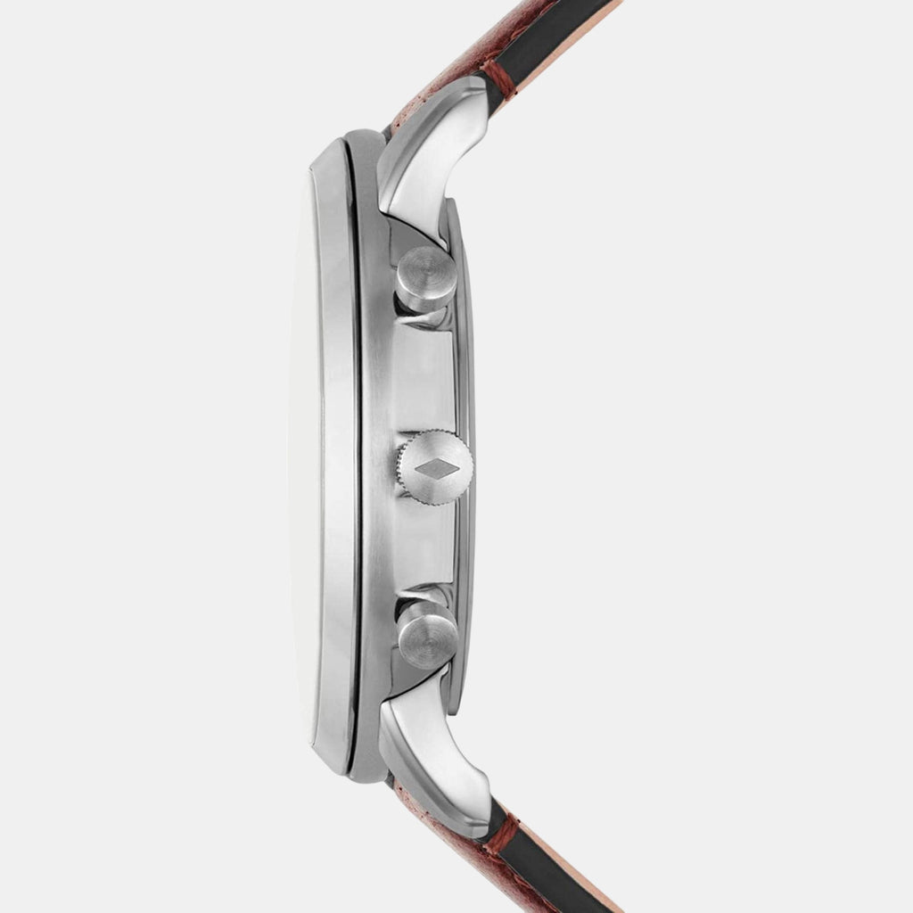 Neutra Women Quartz Pink Dial Chronograph Leather Watch FS5982