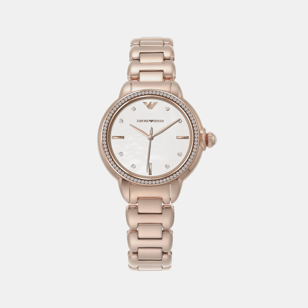 Emporio Armani Round Mother Of Pearl Analog watch