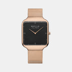 Bering Square Black Analog watch