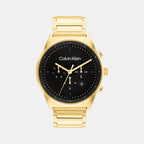 Calvin Klein Round Black Chronograph watch