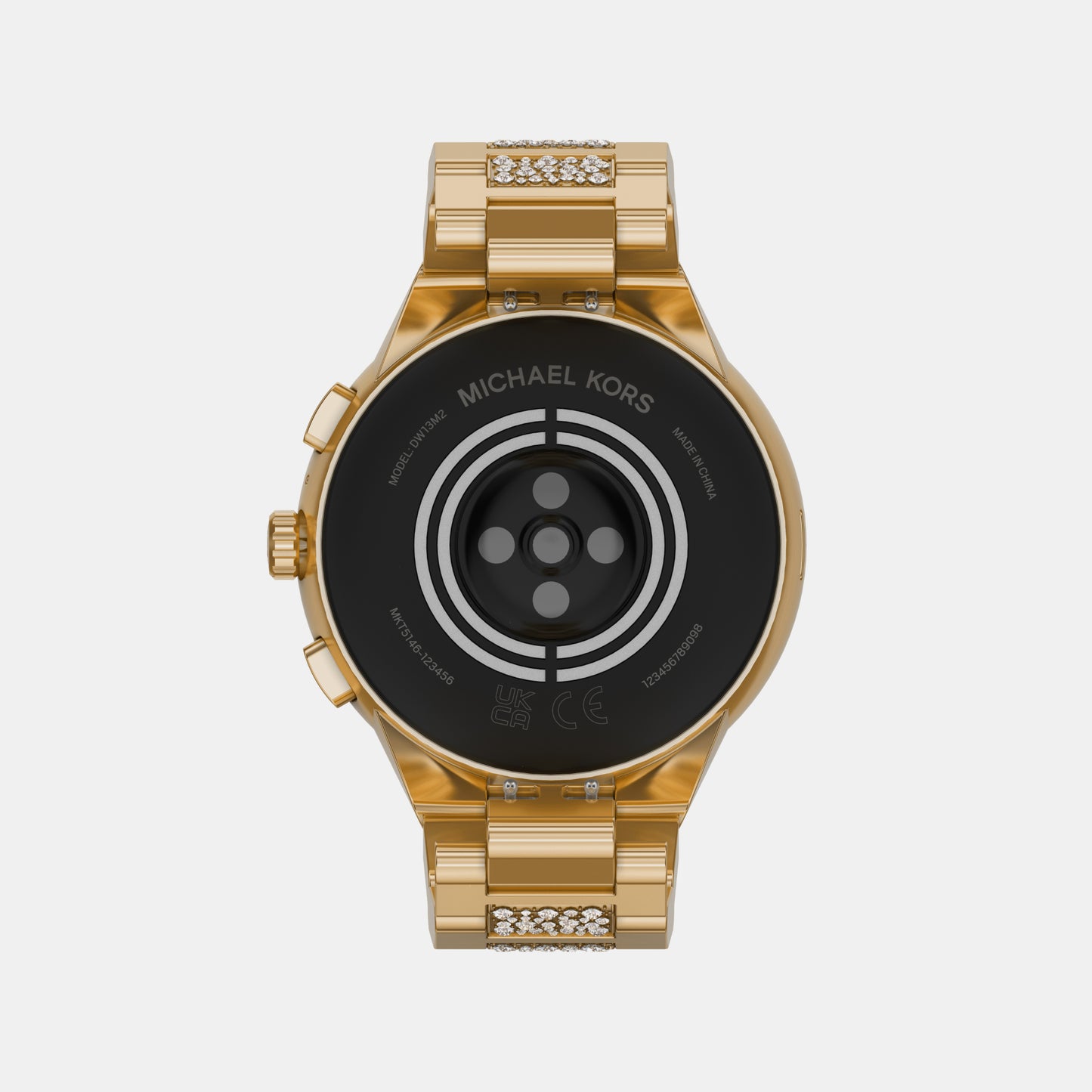 Women's Black Digital Stainless Steel Watch MKT5146