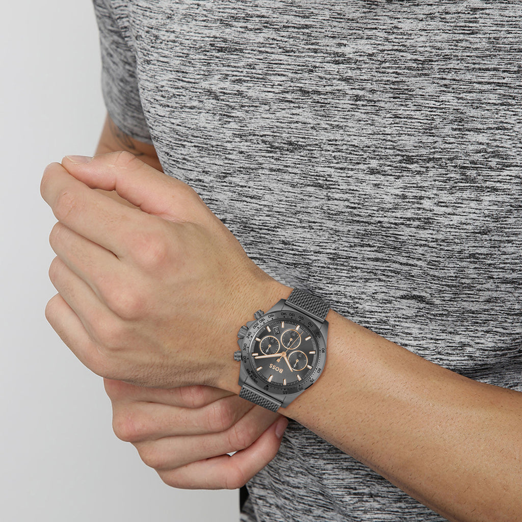 Boss Stainless Steel Round watch