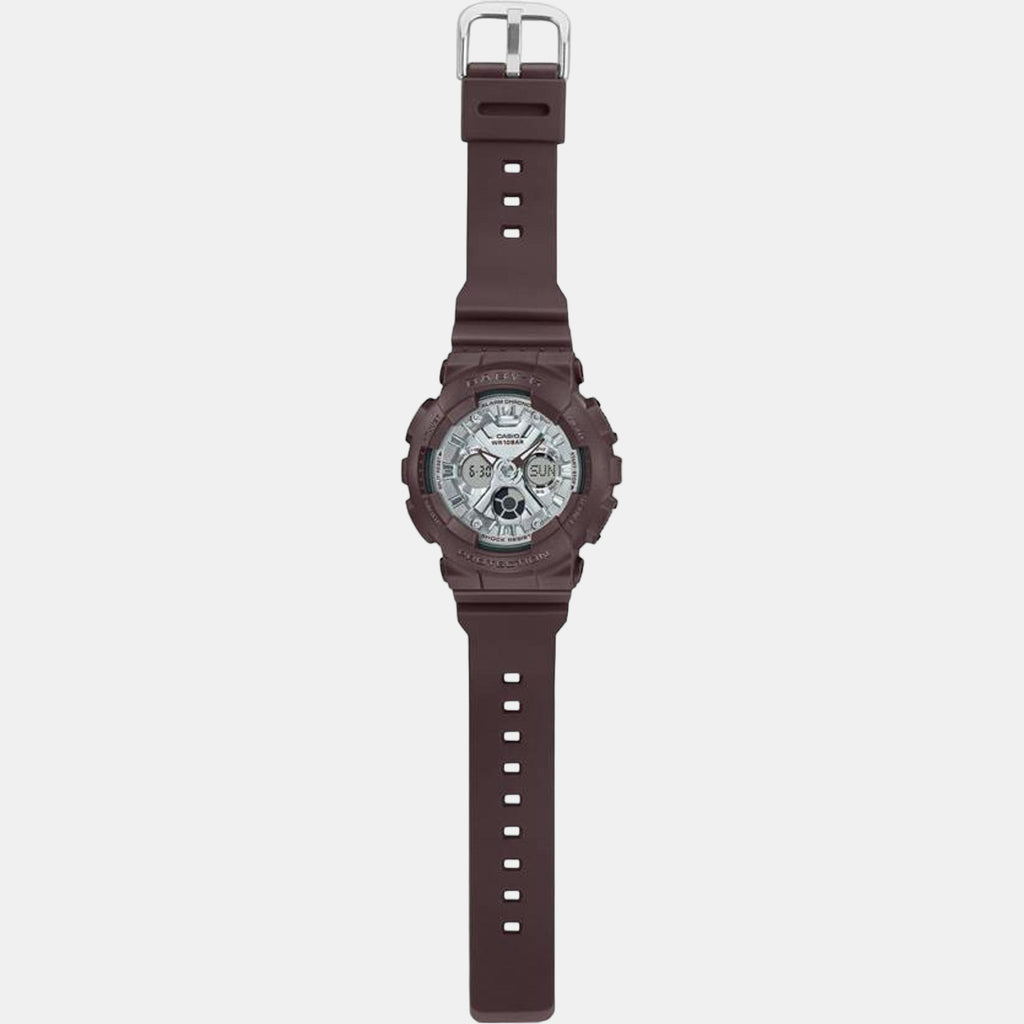 Baby-G Women Quartz Silver Dial Analog-Digital Resin Watch B229