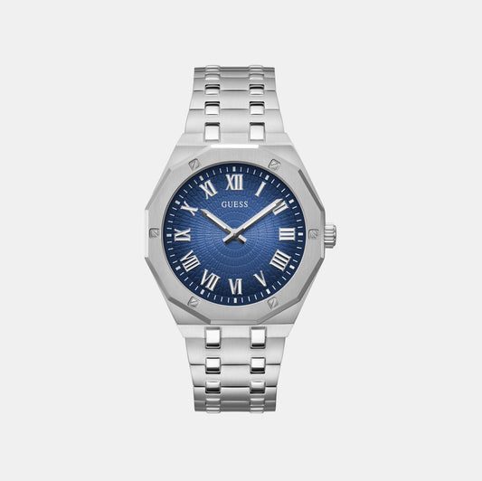 Male Blue Analog Stainless Steel Watch GW0575G4