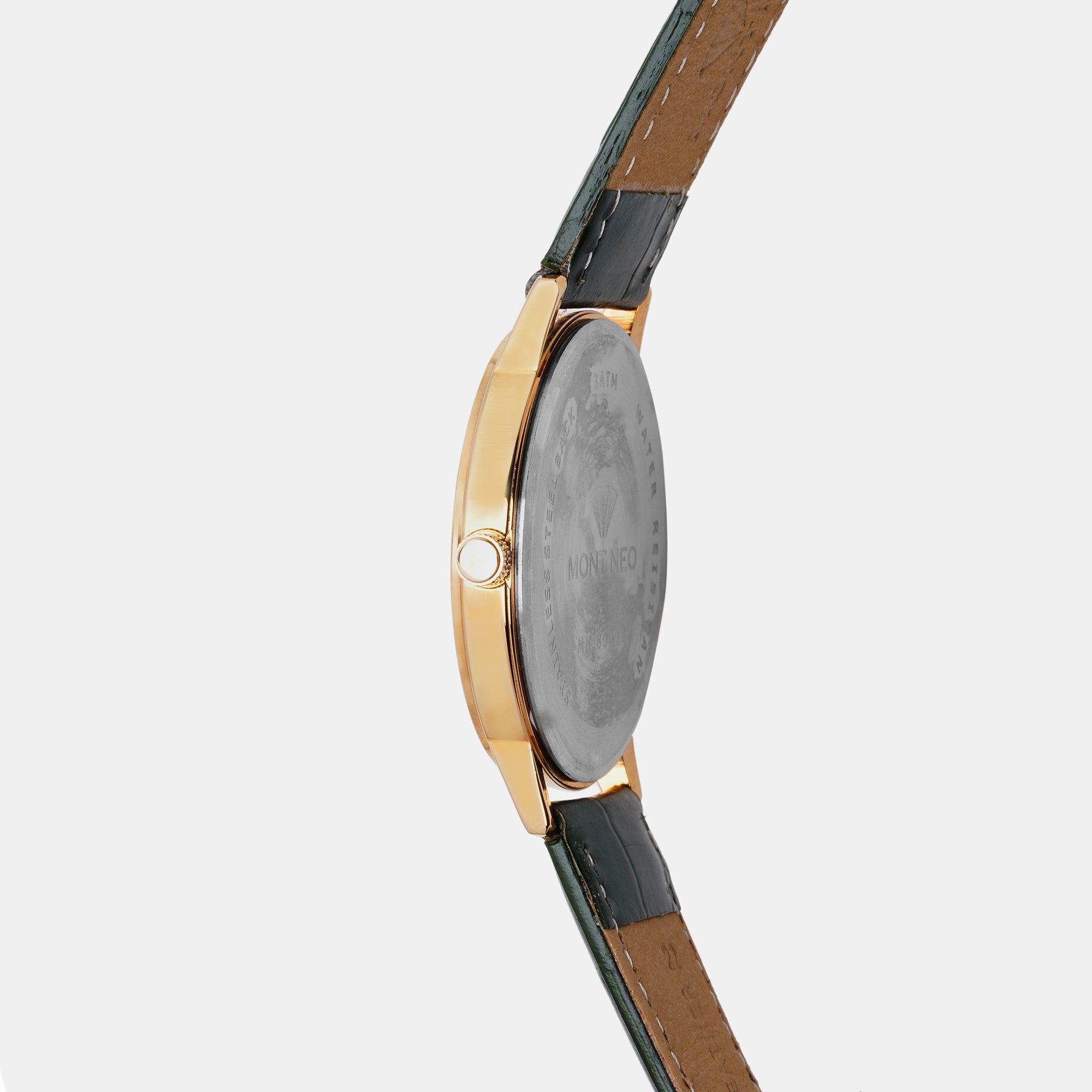 Mont Neo Men Round Green watch