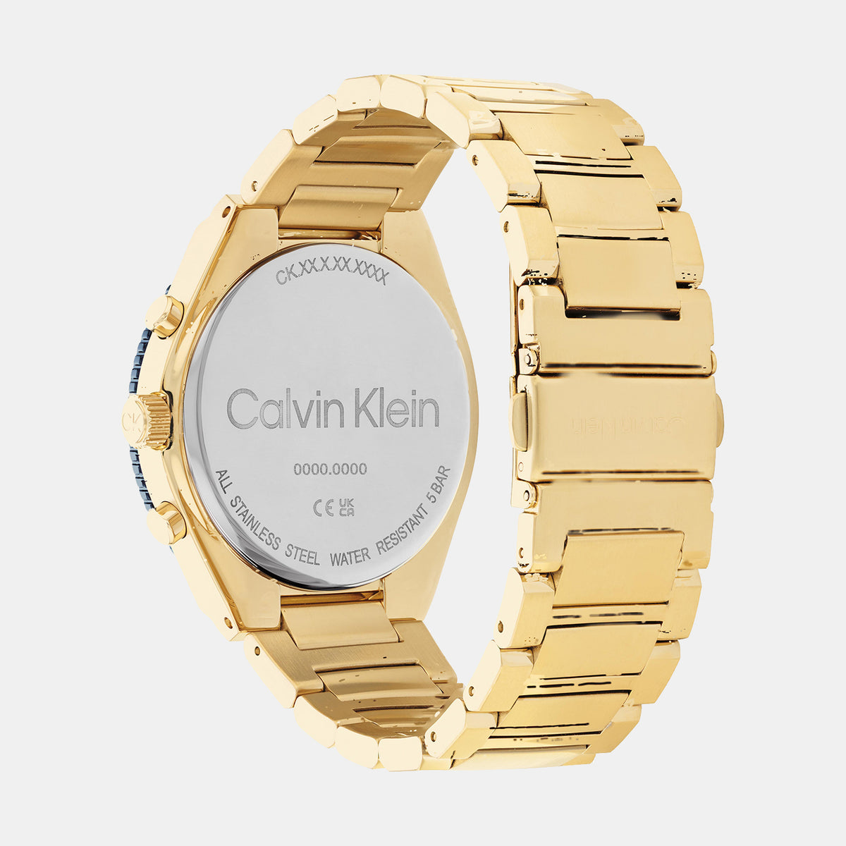 Calvin Klein Men Tonneau Blue watch