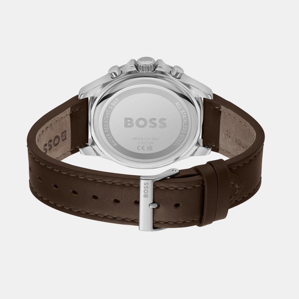 Boss Men Round Green watch