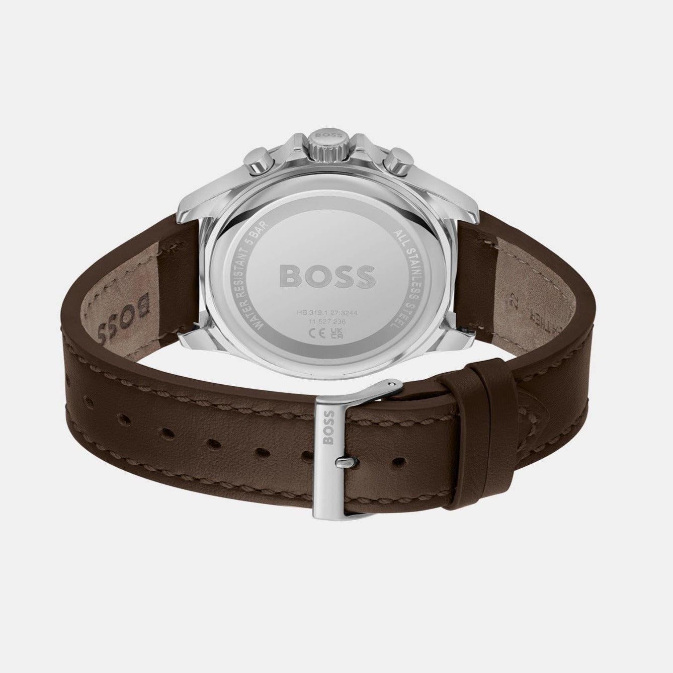 Boss Men Round Green watch