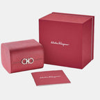 Mo-Ferragamo Duo Moonph 4 Men Quartz Blue Dial Analog Stainless Steel Watch SFMO00322