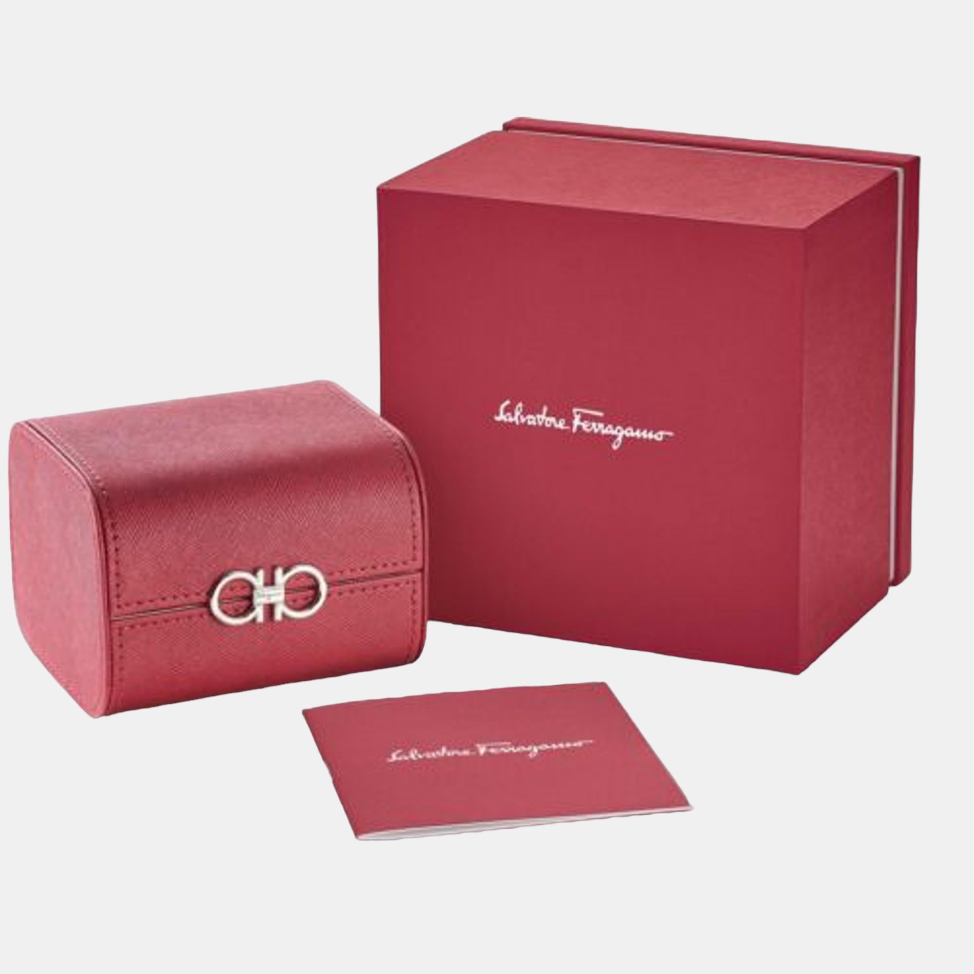 Mo-Ferragamo Duo Moonph 4 Men Quartz Blue Dial Analog Stainless Steel Watch SFMO00322