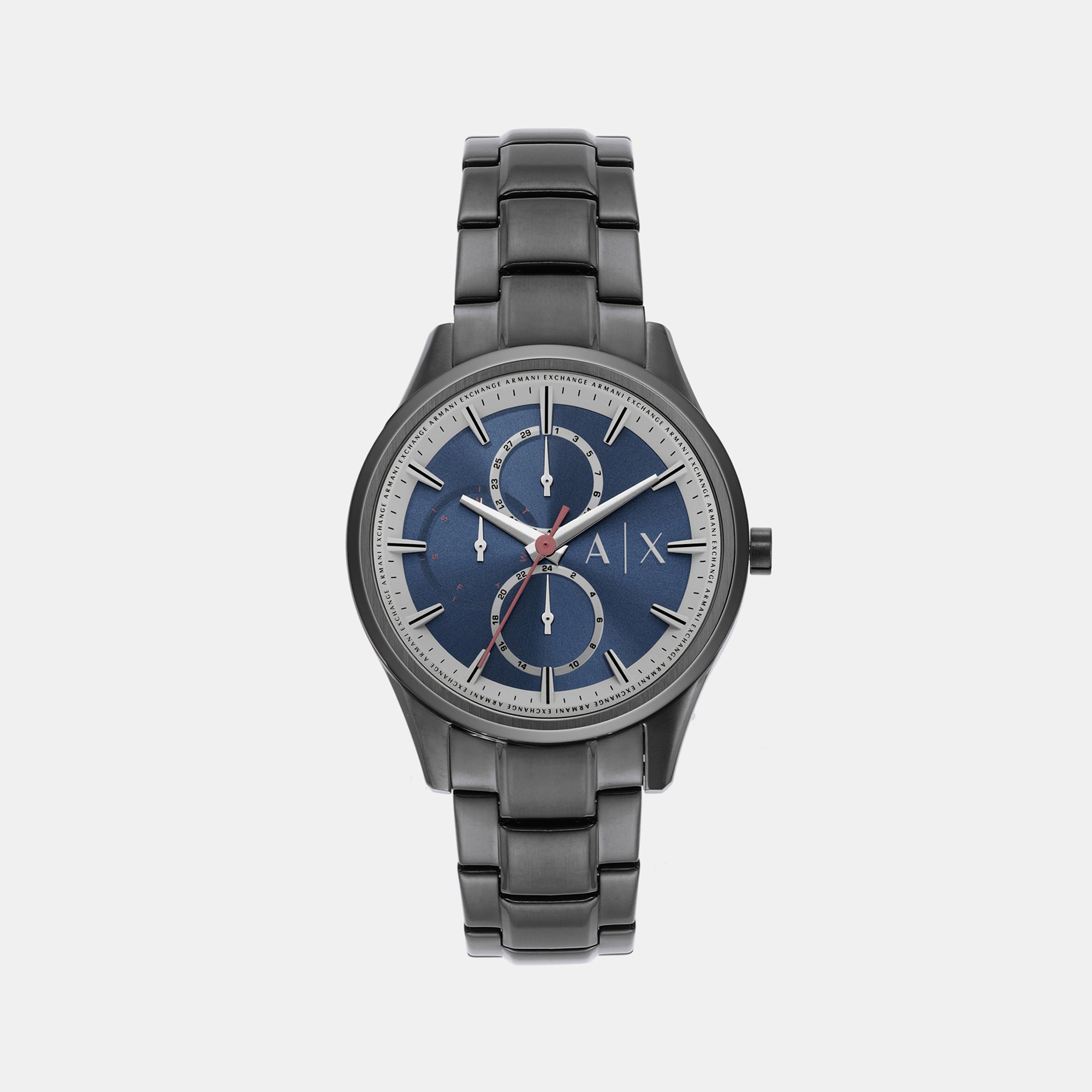 Armani Exchange Round Blue Chronograph watch