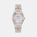 Ferragamo Round Mother Of Pearl Analog watch
