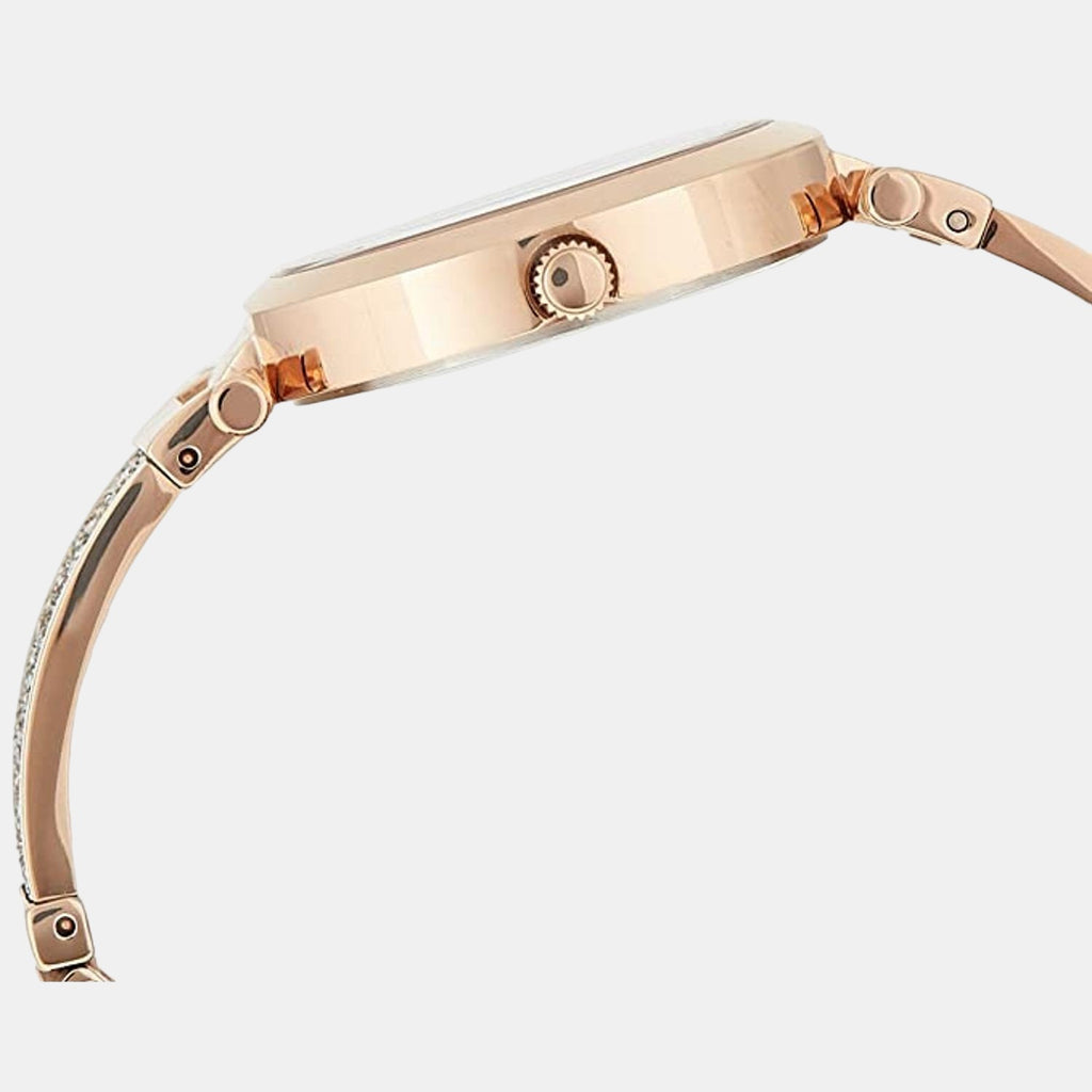 Guess Women Round Rose Gold watch