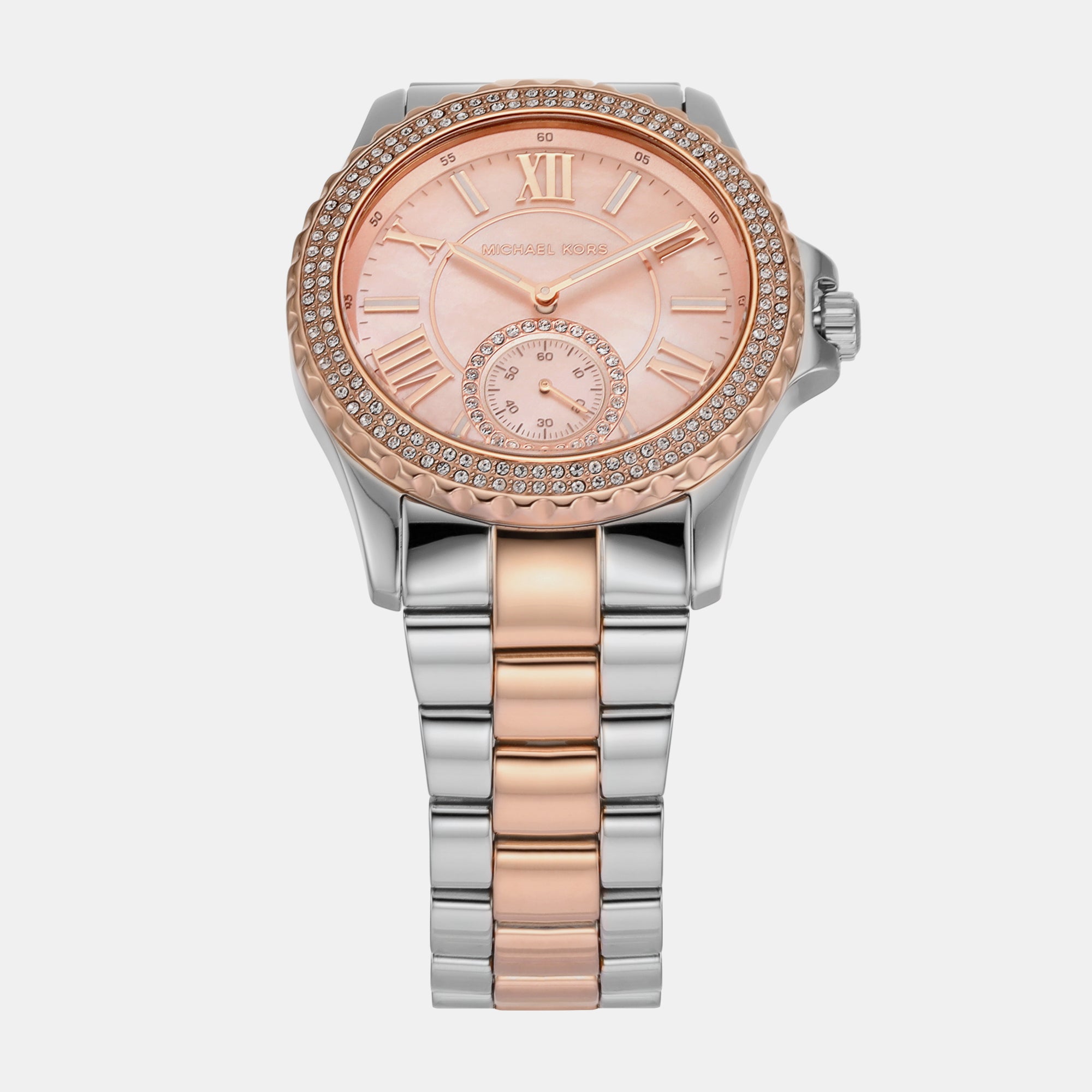 Female Everest Three-Hand Two-Tone Stainless Steel Watch MK7402