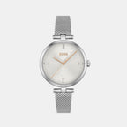 Boss Round Silver Analog watch