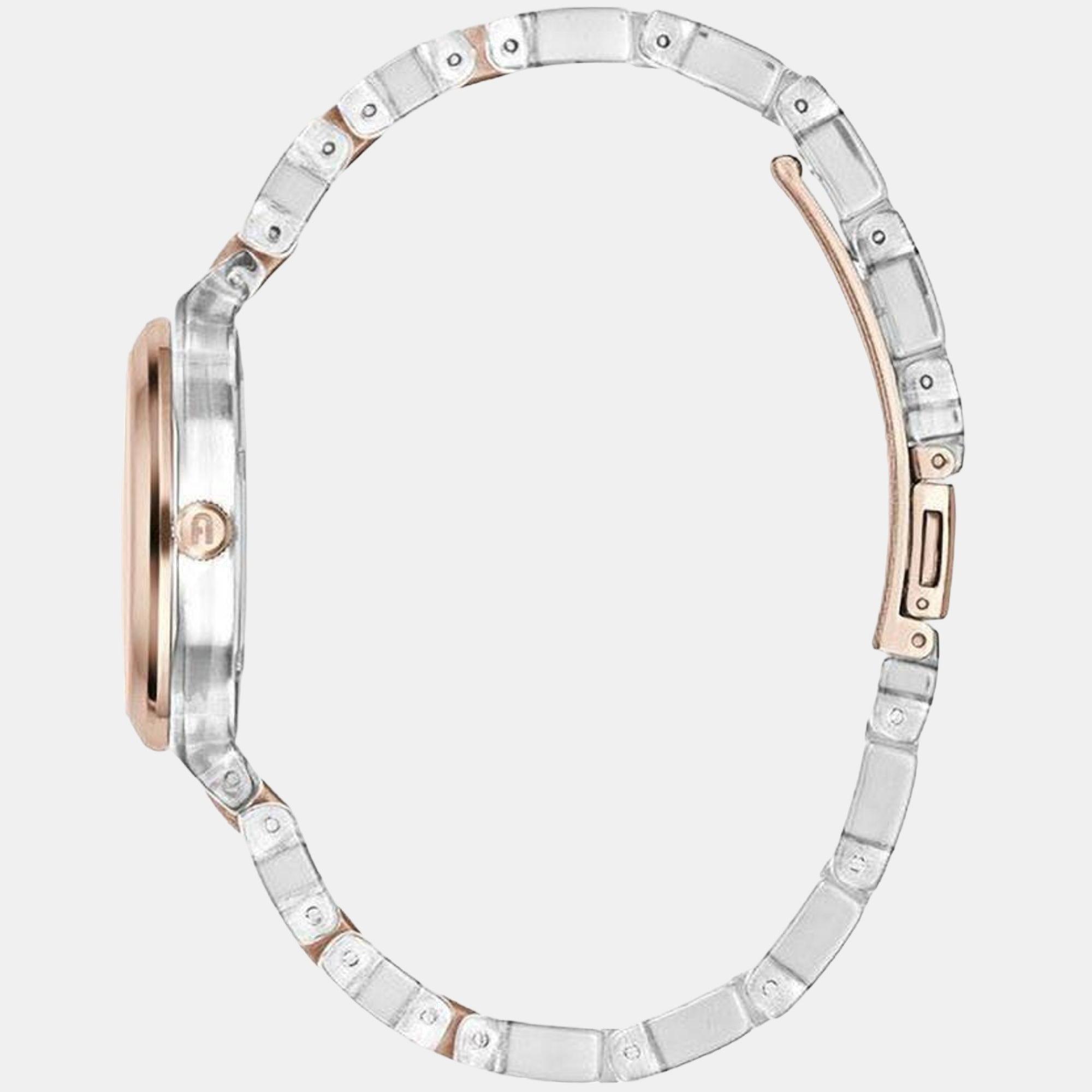 Women Quartz Silver Dial Analog Stainless Steel Watch WW00028004L3