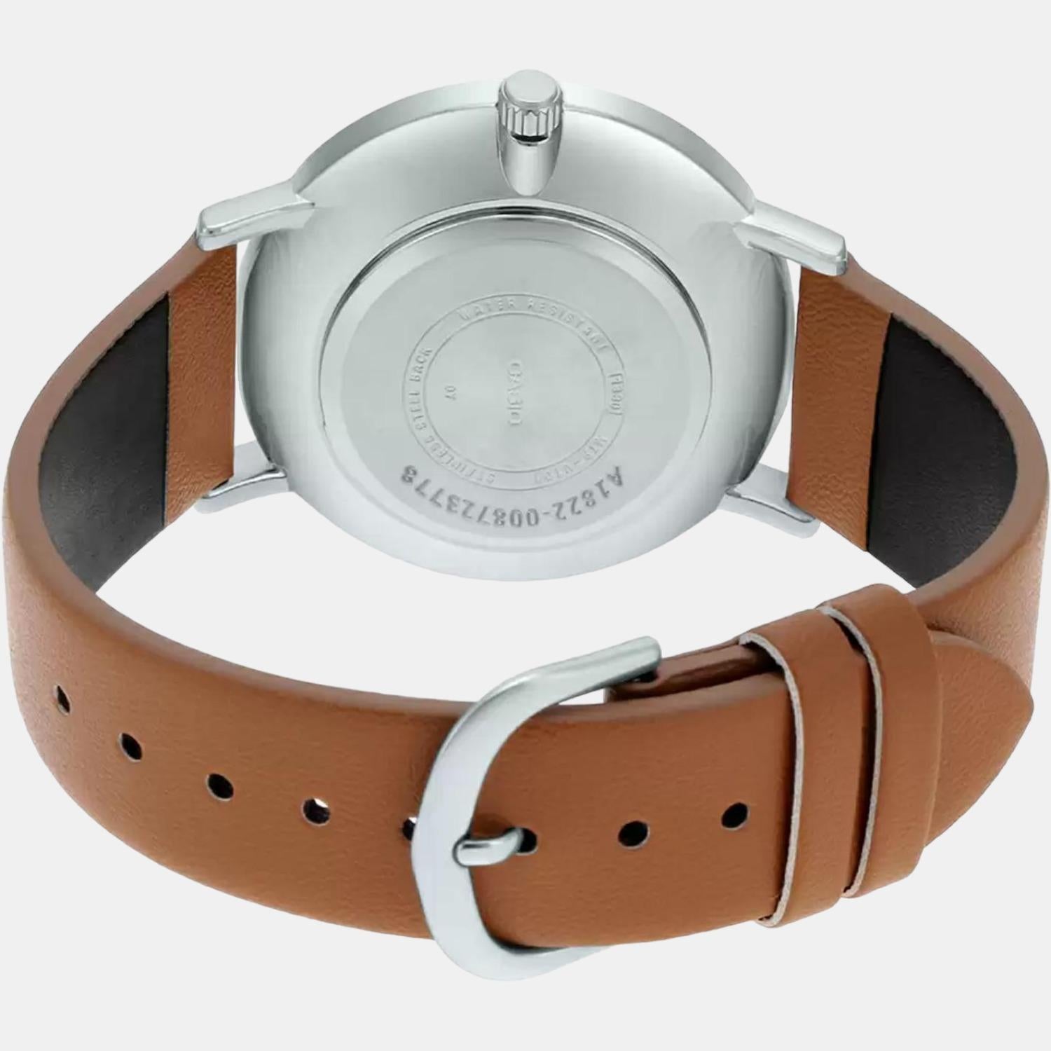 Casio Leather Blue watch