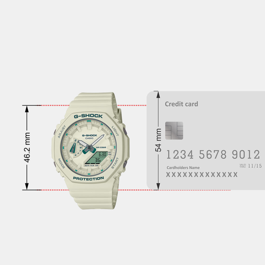 Casio 46 mm White Quartz watch