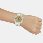 G-Shock Women Women Quartz Gold Dial Analog-Digital Resin Watch G1400