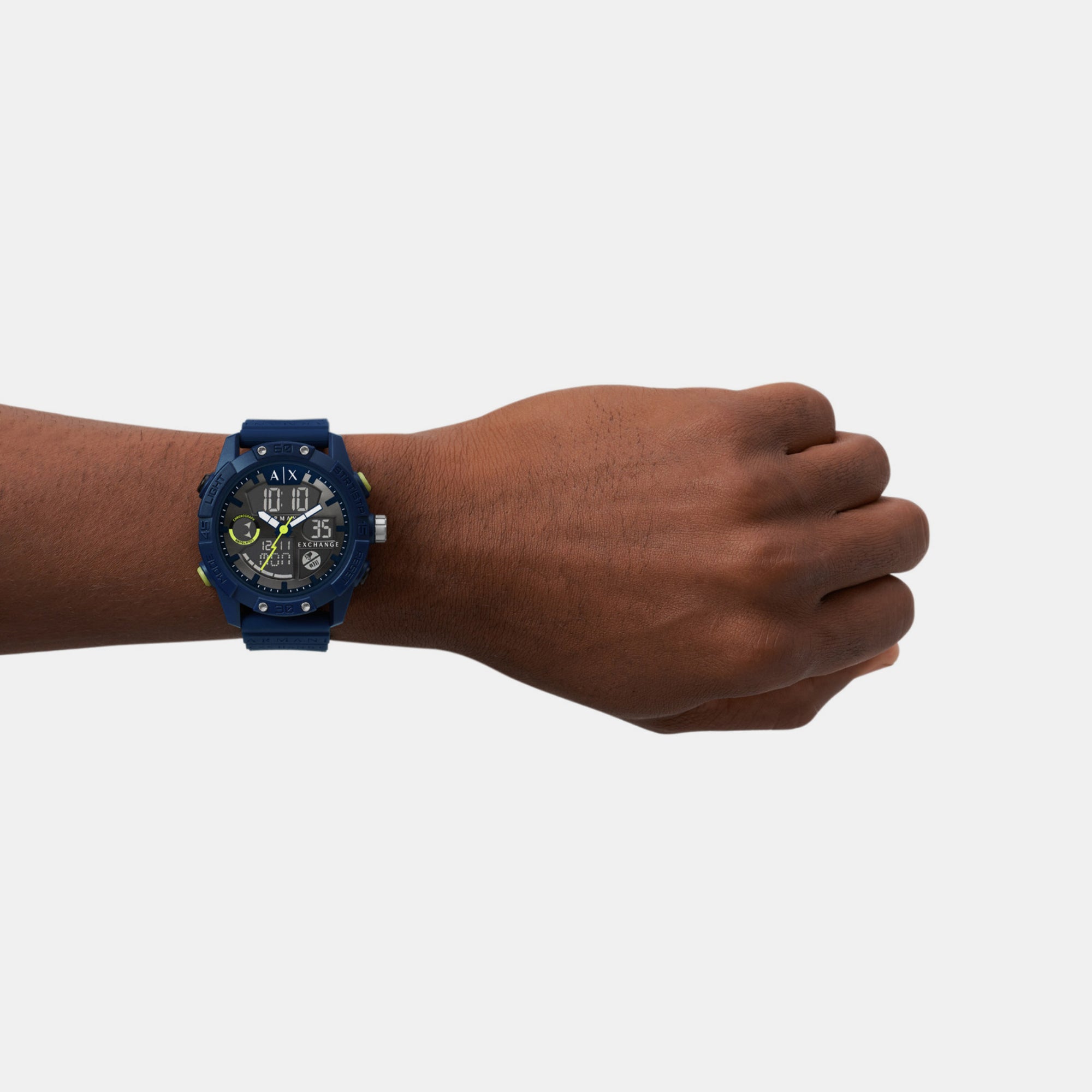 Armani Exchange Nylon Round watch