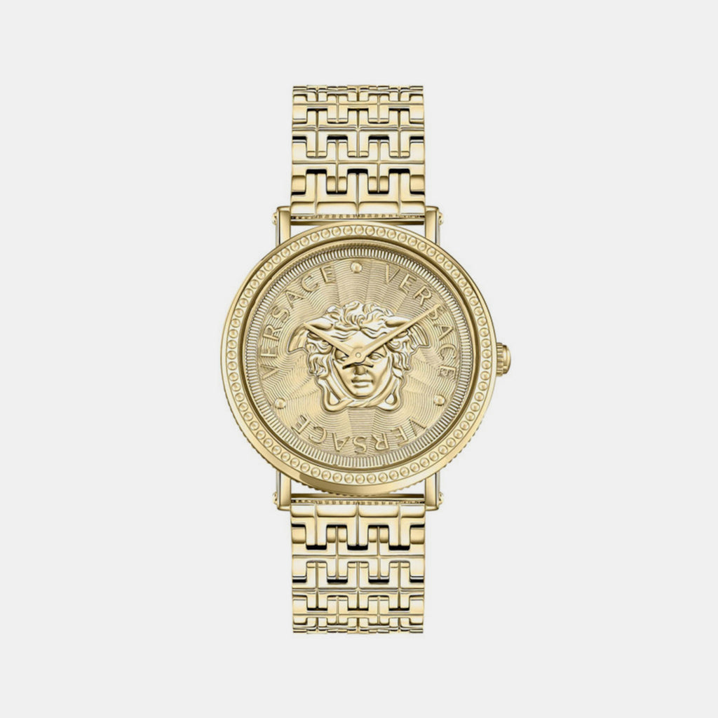 Versace Round Gold Analog watch