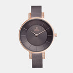Obaku Round Brown Analog watch