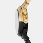 Runway Women Quartz Black Dial Chronograph Stainless Steel Watch MK7328